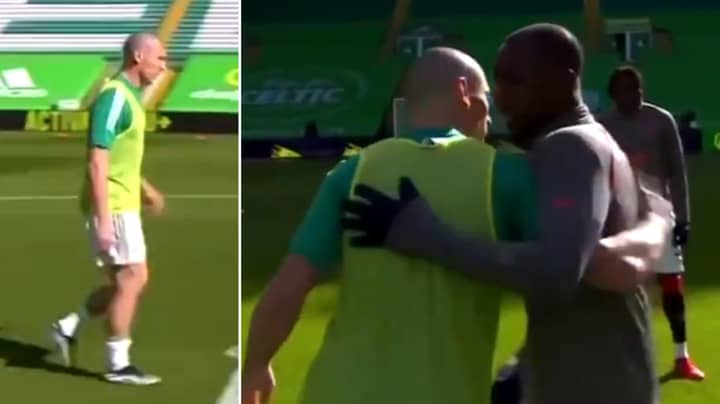 Celtic Captain Scott Brown Shows His Support To Rangers' Glen Kamara In Touching Moment