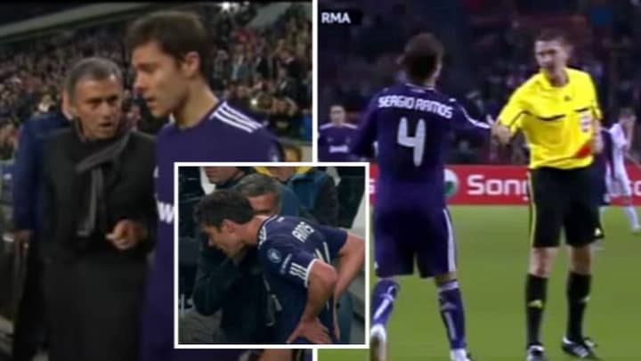 Jose Mourinho Telling Xabi Alonso And Sergio Ramos To Deliberately Get Sent Off Is Still Gold