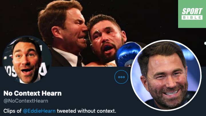 No Context Eddie Hearn Goes Viral And Is Branded ‘Best Twitter Account To Ever Exist’