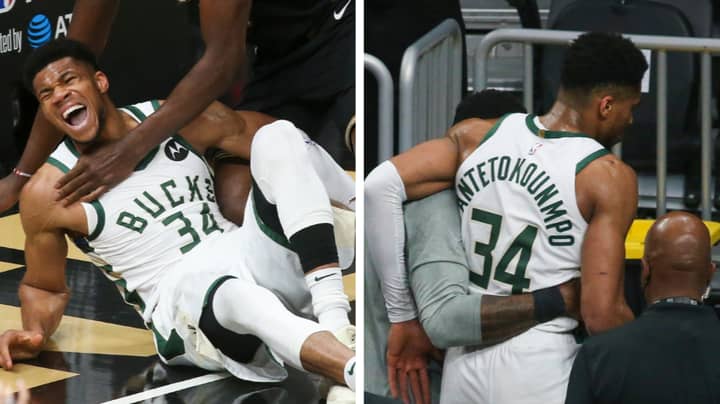 Giannis Antetokounmpo Suffers Nasty Knee Injury, LeBron James Sends Message Of Support