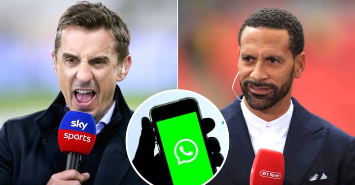 Gary Neville Sets Up WhatsApp Group With Rival Pundits To Battle Premier League Big Six