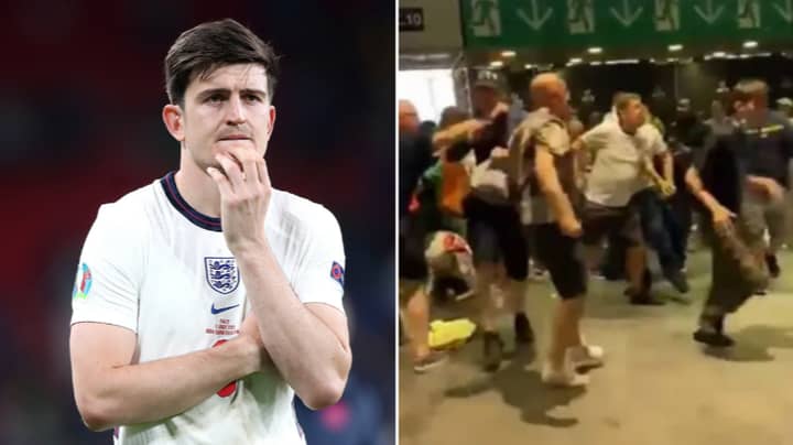 Harry Maguire's Dad Suffers Broken Ribs During Euro 2020 Final Trouble