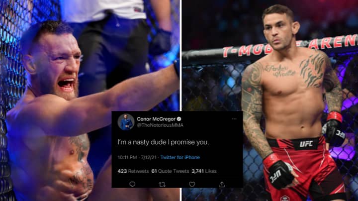 Conor McGregor Fires More Abuse At Dustin Poirier With Deleted Tweets