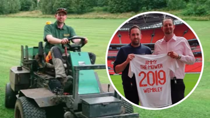 Meet Jimmy 'The Mower'... The Man Who Turns Council Fields Into Football Pitches Fit For Wembley