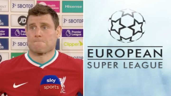James Milner Says He Hopes European Super League Doesn't Happen In Brutally Honest Interview
