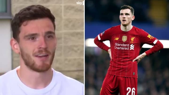 Andy Robertson Backs Marcus Rashford To Be The First Manchester United Player To Get Standing Ovation At Anfield