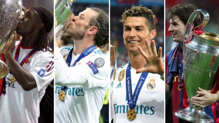 The 93 Players Who Have Won The Most Champions Leagues Titles In Revealed - SPORTbible