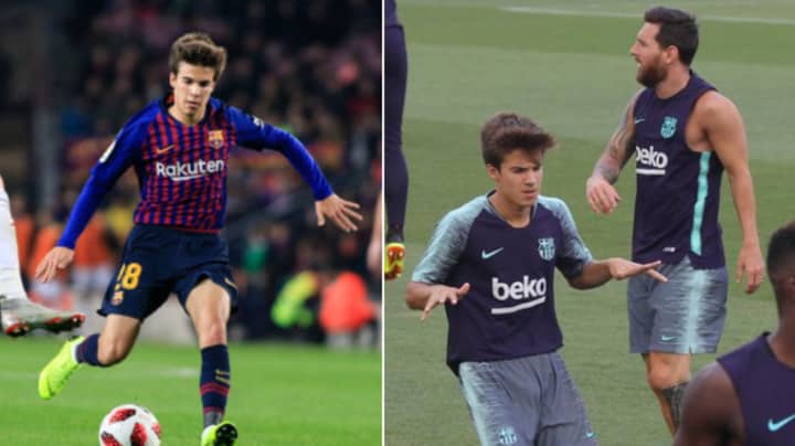 Lionel Messi 'Astonished' After Watching 'Next Andres Iniesta' Riqui Puig In Barcelona Training
