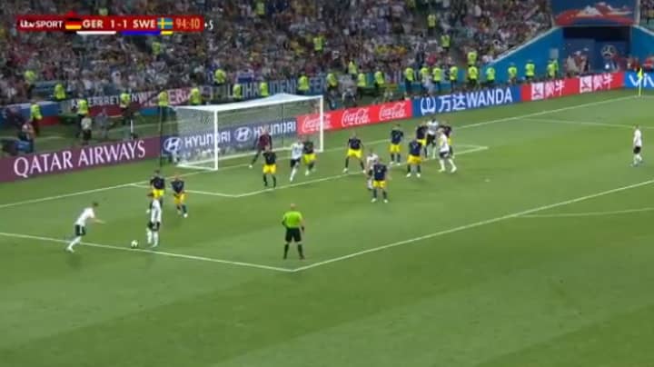 Watch: Toni Kroos Scores Incredible Free-Kick To Seal World Cup Victory Vs. Sweden