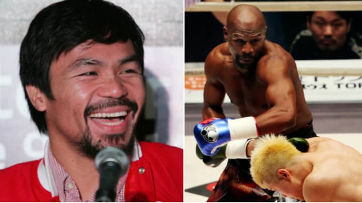 Manny Pacquiao Hilariously Responds To Floyd Mayweather Vs. Tenshin Nasukawa 