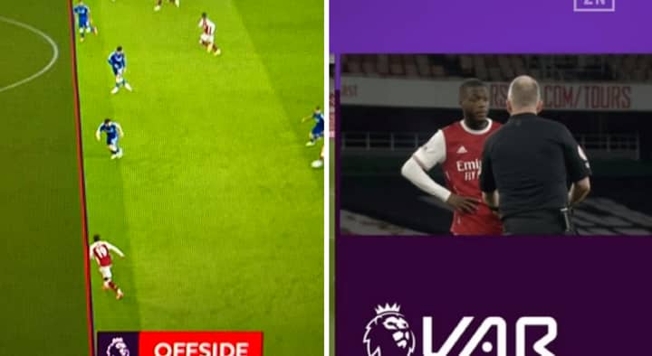 Arsenal Denied Penalty By VAR Because Nicolas Pepe's Elbow Is Offside In Baffling Decision