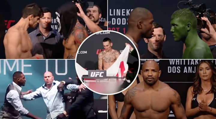 The Top 10 Most Embarrassing UFC Weigh-In Moments Of All Time