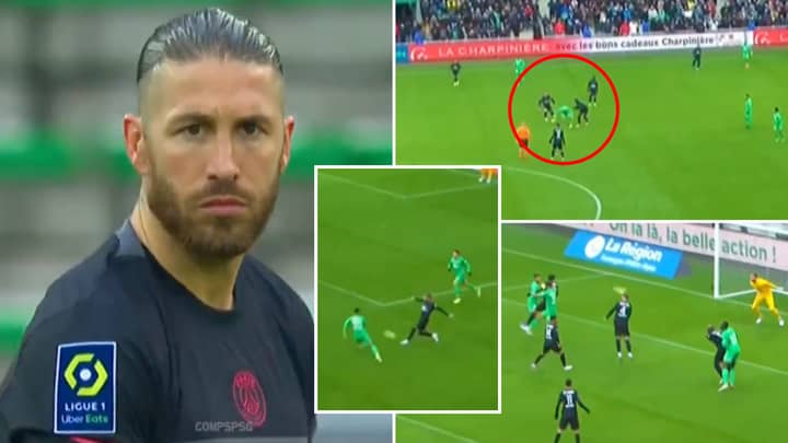 Sergio Ramos' Sensational Highlights In PSG Debut Are The Best You'll See From A Centre Back