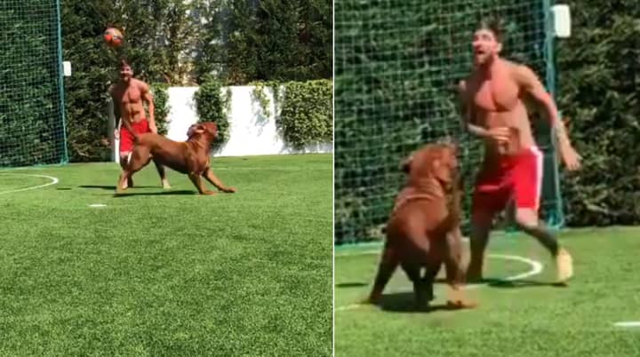 Lionel Messi Even Makes His Own Dog Look Stupid 