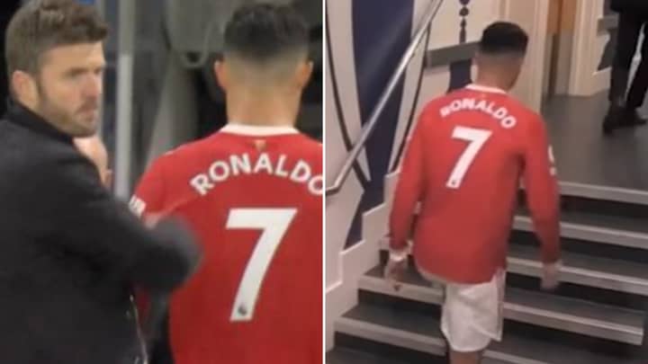 Cristiano Ronaldo 'Stormed Down The Tunnel And Didn't Shake Hands With Chelsea Players'