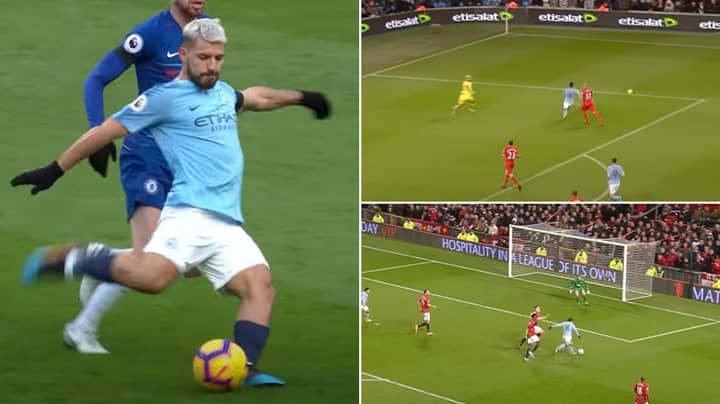 Stunning Compilation Of Sergio Aguero's Greatest Ever Goals Shows He's A Premier League Legend