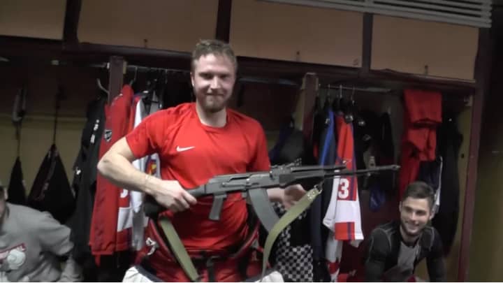 Russian Hockey Team Awards AK-47 To 'Player Of The Game'