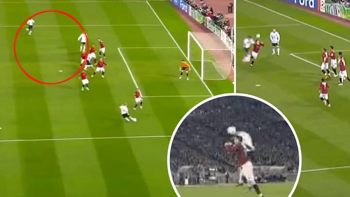The Incredible Moment Cristiano Ronaldo Scored A Bullet Header After He 'Wasn’t In Frame' For Paul Scholes’ Cross