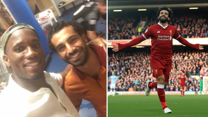 Didier Drogba Sends Brilliant Message To Mo Salah After He Breaks His Record