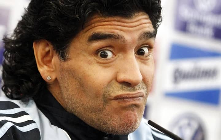 Maradona Lashes Out At Manchester United Player And His Wife