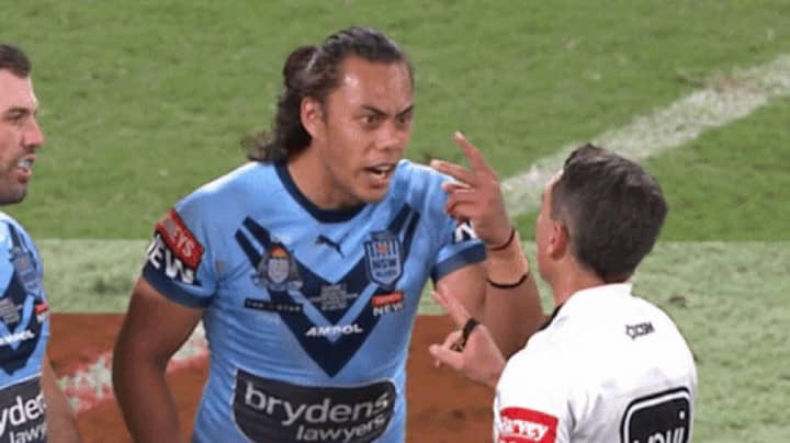 Jarome Luai Calling The Referee 'Bro' During State Of Origin Was Absolutely Brilliant
