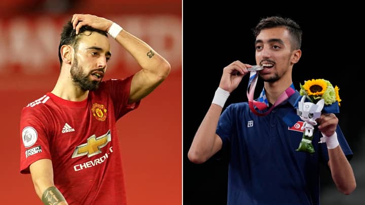 Olympic Medalist Brilliantly Responds To People Saying He Looks Like Bruno Fernandes