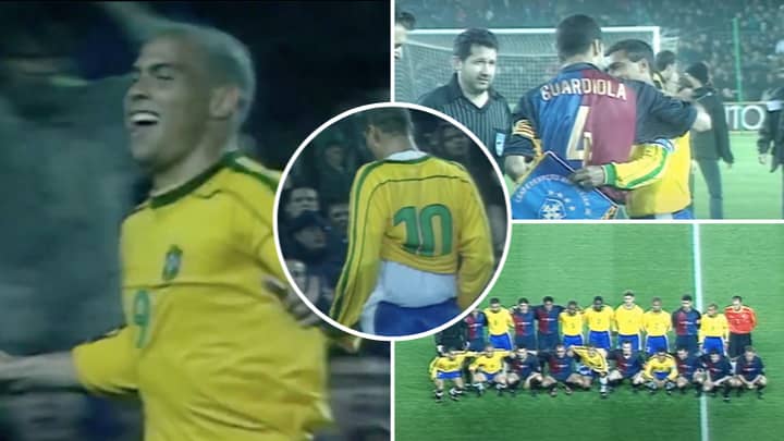 Barcelona Once Played Against Brazil In A Real Match Back In 1999 And It's So Bizarre