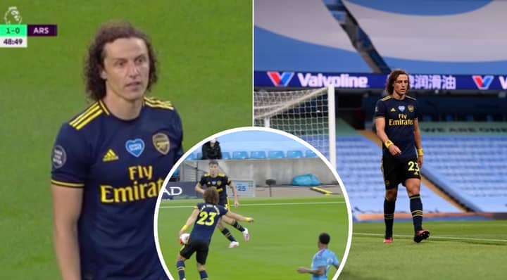 David Luiz Sent Off After Absolute Disasterclass For Arsenal Vs Manchester City