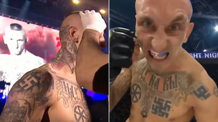 MMA Fighter With Nazi Tattoos Competes At Event, Suffers Punishing Defeat
