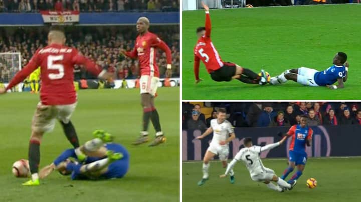 It Was A Miracle Marcos Rojo Didn't Get A Red Card In His 122 Appearances For Manchester United