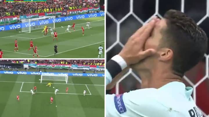 Cristiano Ronaldo Misses Absolute Sitter Against Hungary After Stunning Bruno Fernandes Cross