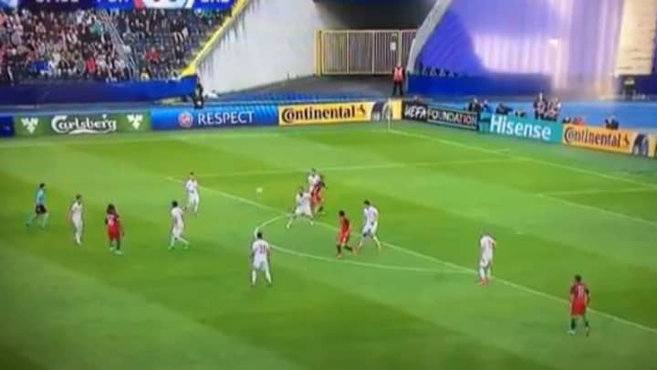 WATCH: Renato Sanches Knocks Out A Cheeky Assist For Portugal U21s