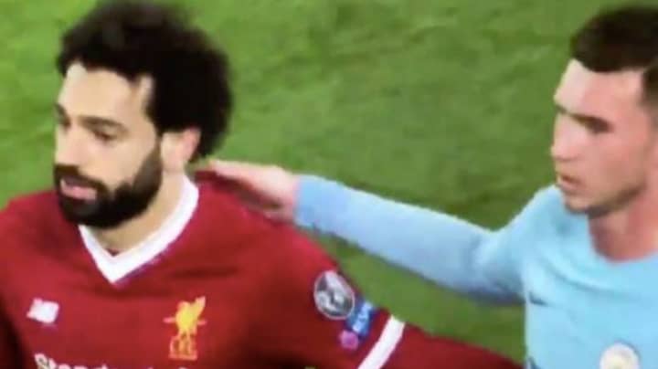 Liverpool Fans Loved Mo Salah's Conversation With Aymeric Laporte At Half Time