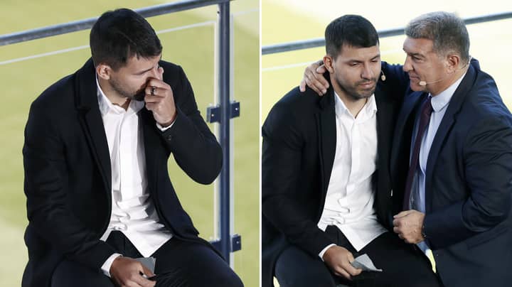Sergio Aguero Makes A Classy Gesture To Barcelona After Retirement