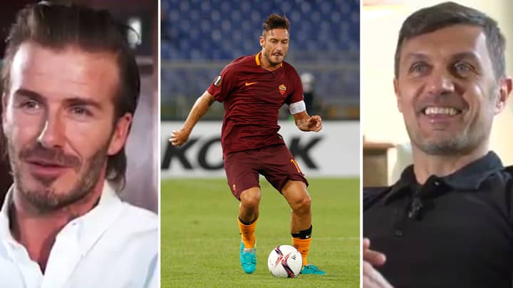 WATCH: Maldini And Beckham Pay Tribute To Francesco Totti