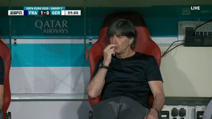 Football Fans Get Deja Vu As Joachim Low Is Caught 'Sniffing' His Fingers Once Again