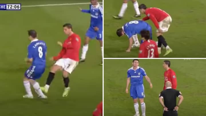 When Frank Lampard Stopped Cristiano Ronaldo Getting Sent Off With Incredible Display Of Honesty