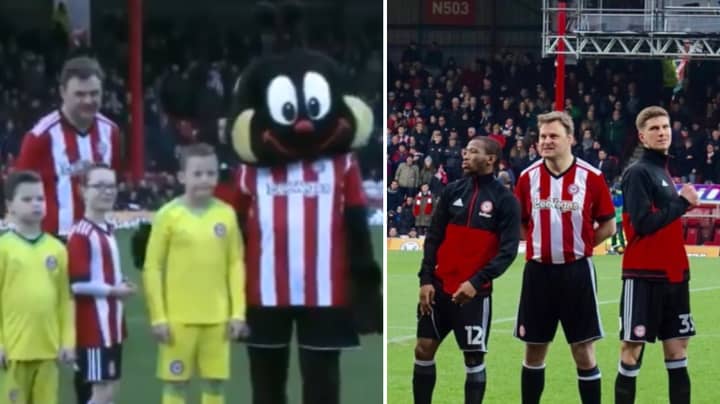 LADs Stitch Up Their Mate And Make Him Brentford Mascot On His Stag Do