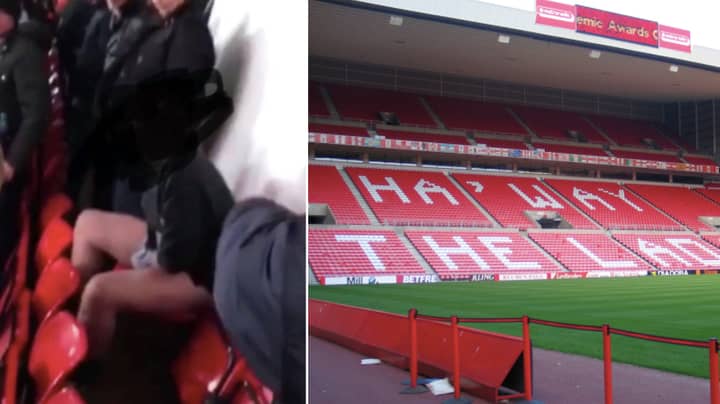 A Sunderland Fan Has Gone Viral After Taking An Actual S**t In His Seat