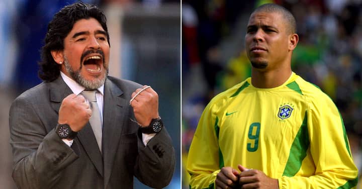 Ronaldo Explains Why ‘Legend’ Diego Maradona Always Wore Two Watches 