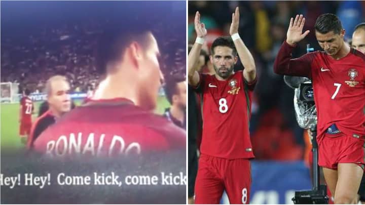 Watch: When Cristiano Ronaldo Proved He's A Great Leader In Euro 2016