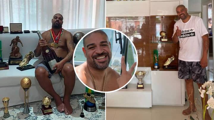 Brazil Legend Adriano Sells £1.2 Million Mansion, Moves Into £10,000-A-Month Hotel With All His Trophies