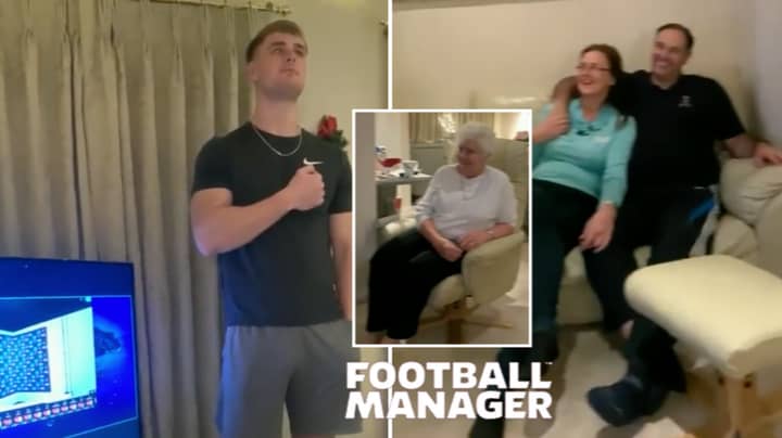 Man Makes His Family Watch Champions League Final On Football Manager From Living Room