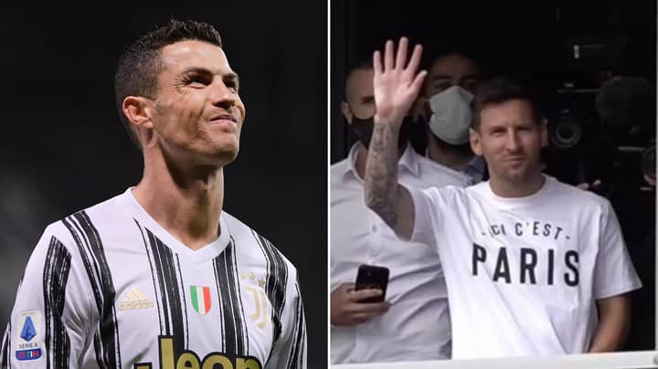 Cristiano Ronaldo's Response To Ligue 1 Player Asking Him To Join Lionel Messi In France